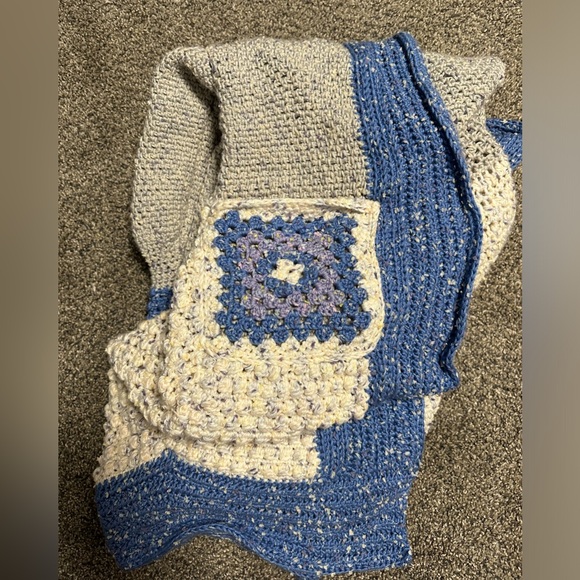 SOLD Sz XL handmade long cardigan - Picture 2 of 3